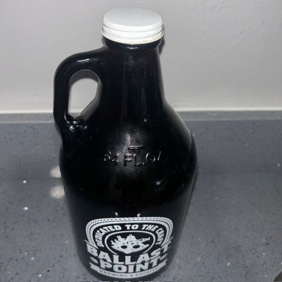 Ballast Point Brewery Co San Diego 64 oz. Growler/Jug Craft Beer Amber Empty - Picture 2 of 3